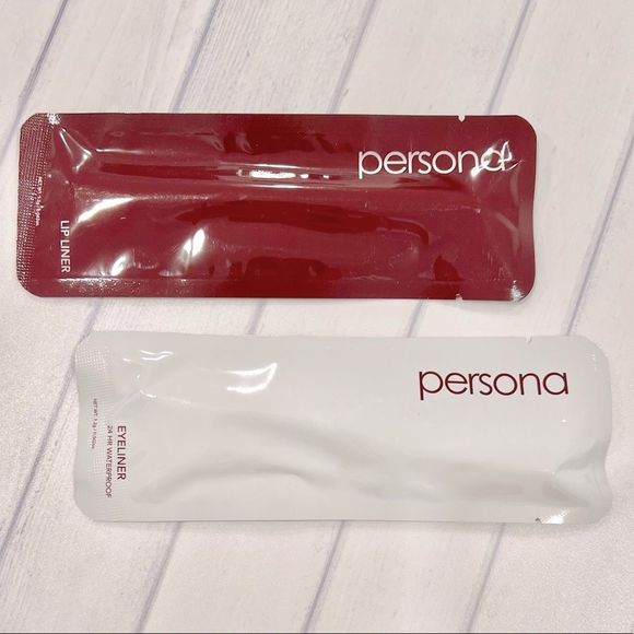 Persona Other - Persona 24 HR Waterproof Eyeliner Black & Persona
Lip Liner 90210(deep brick)
